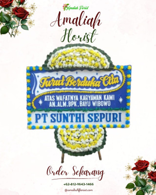 Papan Bunga Duka di Tebet Timur