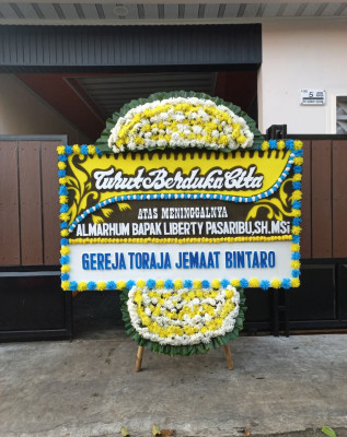 Papan Bunga Duka di Tebet Timur