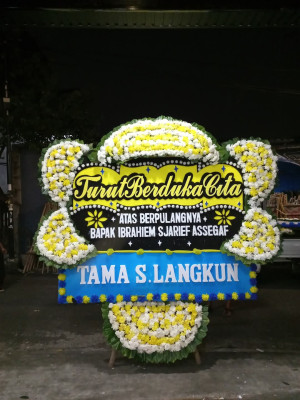 Papan Bunga Duka di Tebet Timur