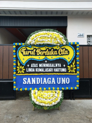 Papan Bunga Duka di Tebet Timur