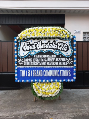 Papan Bunga Duka di Tebet Timur